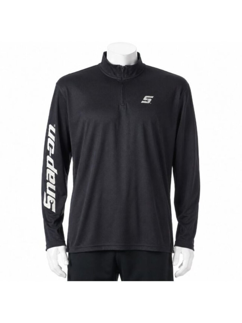 Snap-on Tools Quarter Zip Pullover XXL Black Performance Long Sleeve Shirt Logo